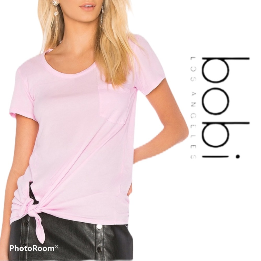 NWOT lightweight Bobi short sleeve top